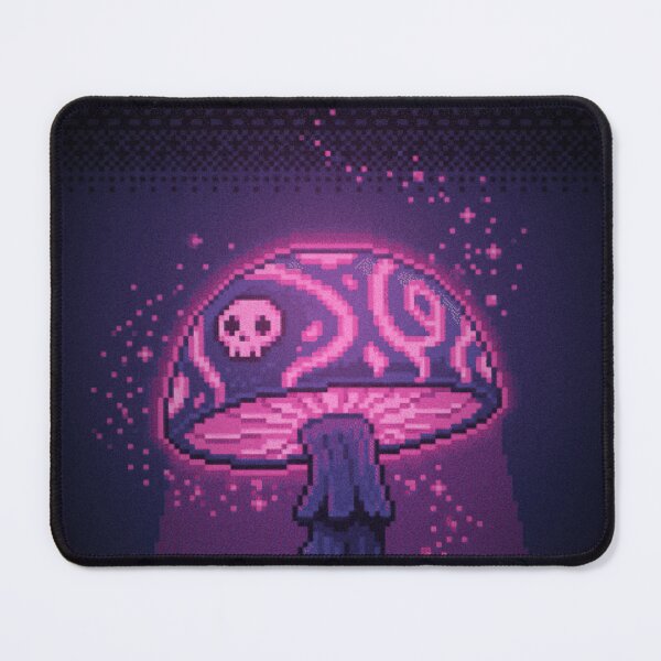 Item preview, Warning Contains Feelings Funny Mushroom Pixel Art designed and sold by Arobinoz.
