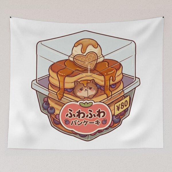 Item preview, Kawaii Fluffy Pancake Tower - Cute Japanese Breakfast Aesthetic designed and sold by 0Zetgest.