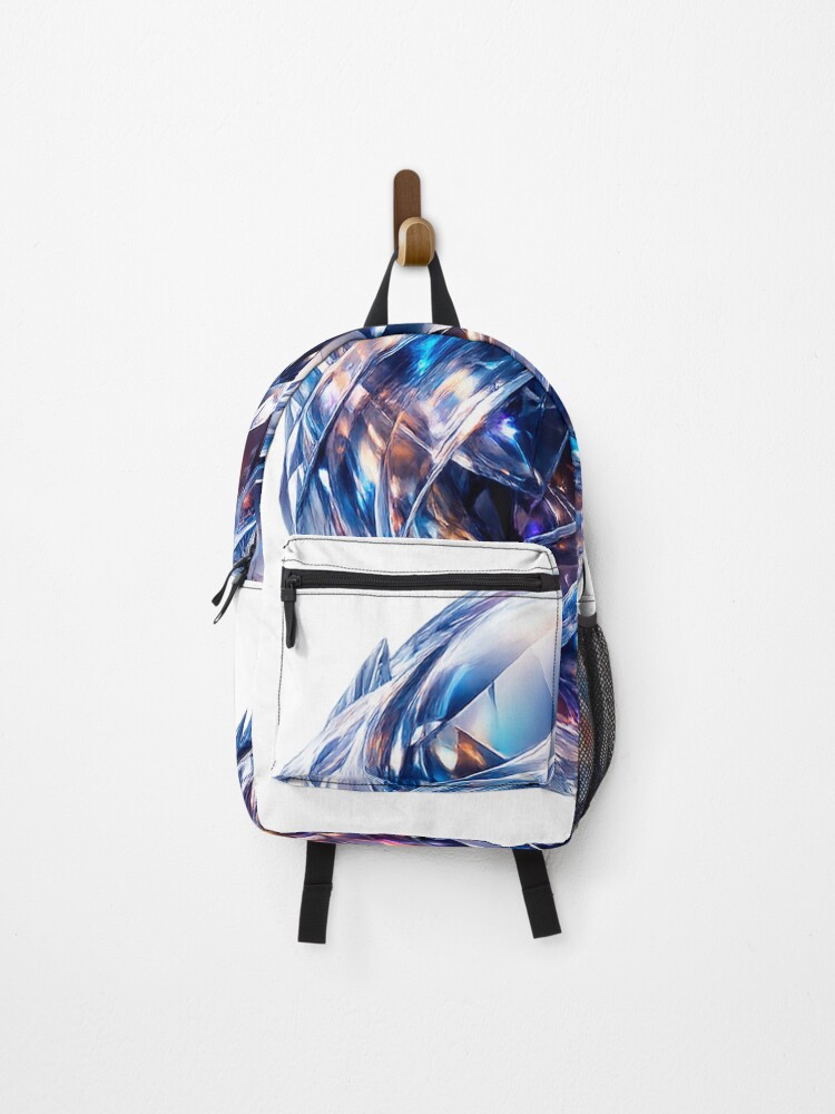 Thumbnail 1 of 3, Backpack, Liquid Geometry Sphere designed and sold by creativezoneco.
