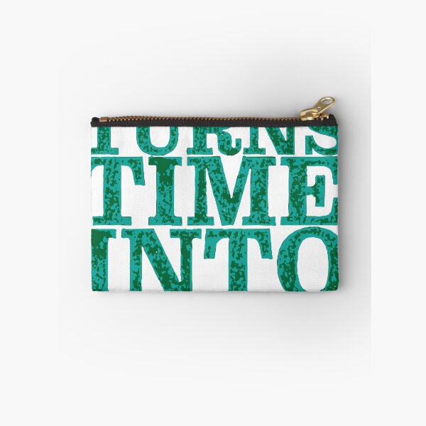 Item preview, Fishing text illustration "Fishing Turns Time Into Peace". designed and sold by Art-Horizon.