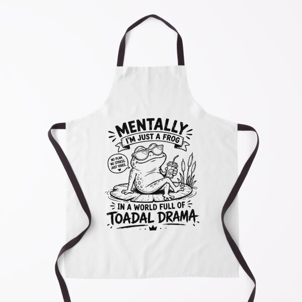 Item preview, Mentally I'm Just a Frog in a World Full of Toadal Drama designed and sold by ArtPer-design.