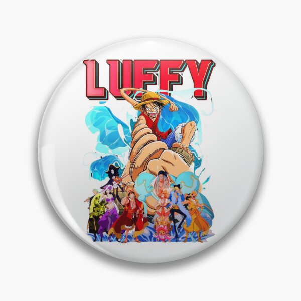 Item preview, Giant Fist Red Vest Straw Hat Crew Gathering designed and sold by Snowdog-Art.