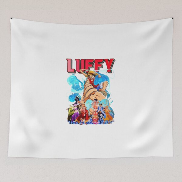 Item preview, Giant Fist Red Vest Straw Hat Crew Gathering designed and sold by Snowdog-Art.