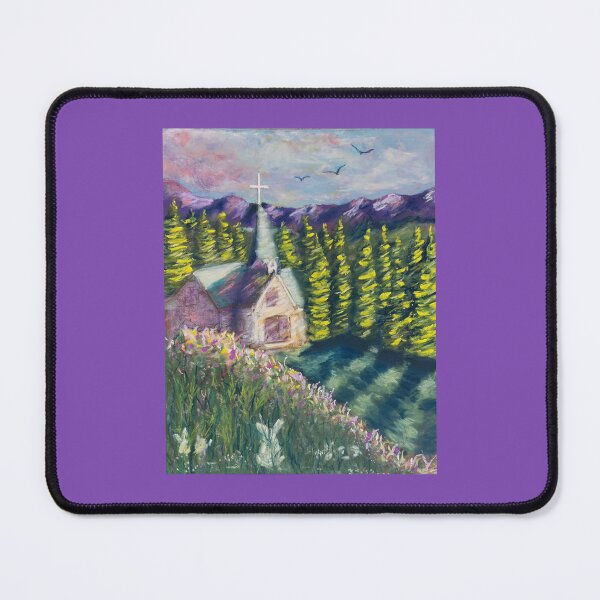 Item preview, Country Church Created In Soft Pastels designed and sold by Kimberly Sells Studio.