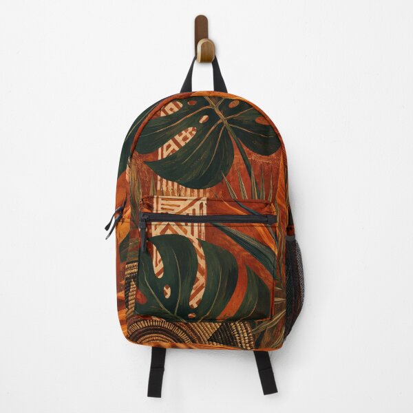Item preview, African Tribal Boho Tropical Leaves Poster designed and sold by SoftSpaceDesign.