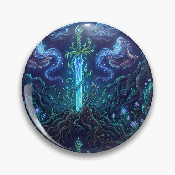 Item preview, Man Nature Fantasy RPG Pixel Art Seamless Pattern designed and sold by ART ATTACK ZONE.