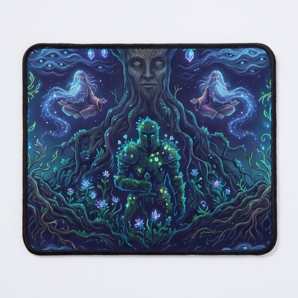 Item preview, Man Nature Fantasy RPG Pixel Art Seamless Pattern designed and sold by ART ATTACK ZONE.