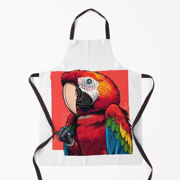Item preview, Scarlet Macaw Sticker | Vibrant Tropical Parrot Illustration | Colorful Exotic Bird Art | Macaw Lover Gift designed and sold by dreamz-world.