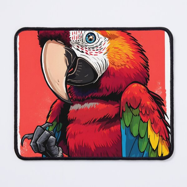 Item preview, Scarlet Macaw Sticker | Vibrant Tropical Parrot Illustration | Colorful Exotic Bird Art | Macaw Lover Gift designed and sold by dreamz-world.
