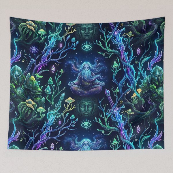 Item preview, Old Man Fantasy RPG Pixel Art Seamless Pattern designed and sold by ART ATTACK ZONE.