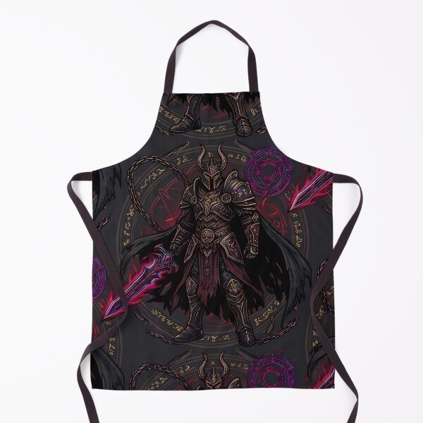 Item preview, Black Warrior Fantasy RPG Pixel Art Seamless Pattern designed and sold by ART ATTACK ZONE.