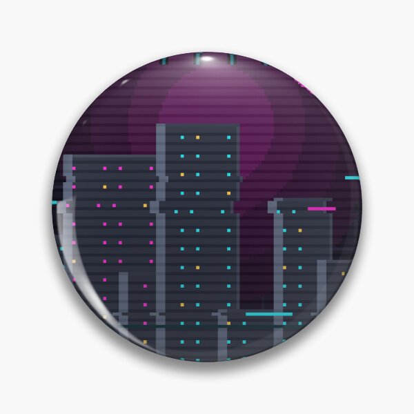 Item preview, Neon District Skyline — Cyberpunk City Aesthetic designed and sold by River1Shop.
