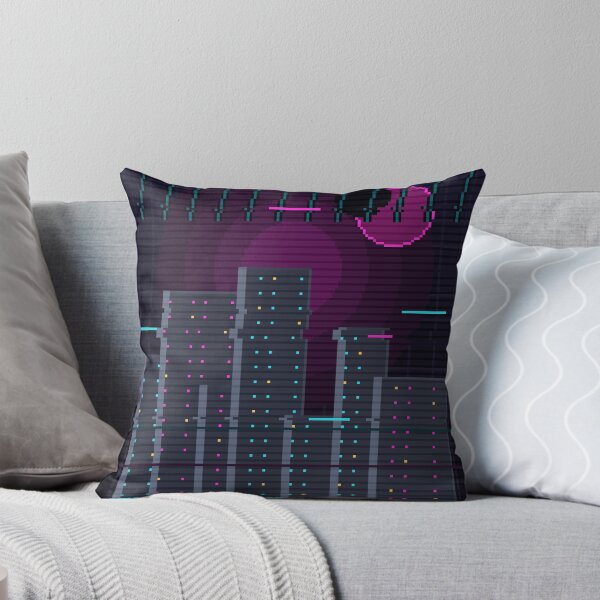 Item preview, Neon District Skyline — Cyberpunk City Aesthetic designed and sold by River1Shop.