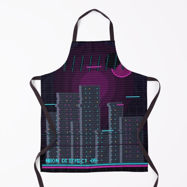 Item preview, Neon District Skyline — Cyberpunk City Aesthetic designed and sold by River1Shop.