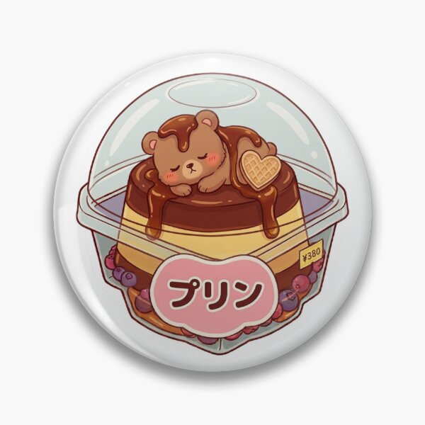 Item preview, Cute Kawaii Custard Pudding - Japanese Dessert Aesthetic designed and sold by 0Zetgest.