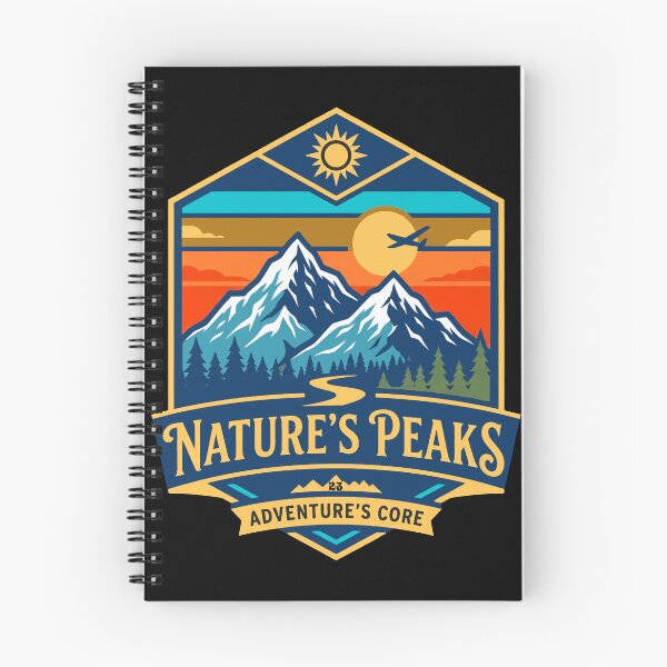 Item preview, Aesthetic Retro Mountains Adventure Nature Art designed and sold by Global-Command.