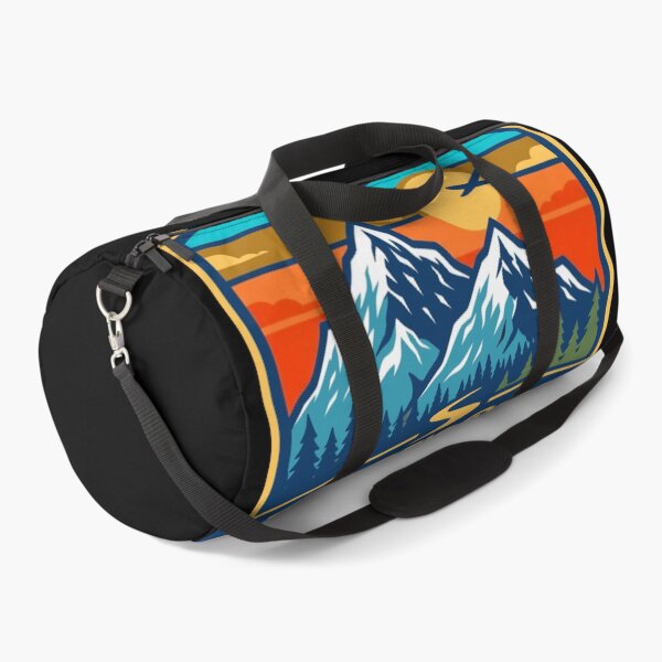 Item preview, Aesthetic Retro Mountains Adventure Nature Art designed and sold by Global-Command.