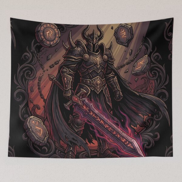 Item preview, Giant Warrior Fantasy RPG Pixel Art Seamless Pattern designed and sold by ART ATTACK ZONE.