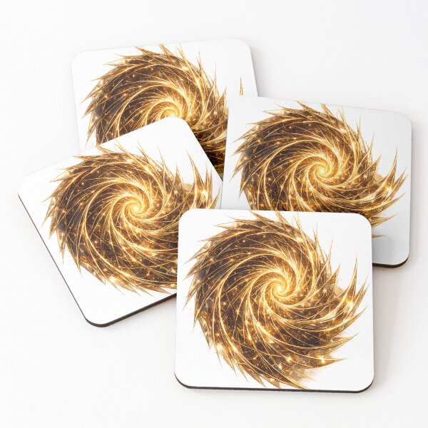 Item preview, Golden Geometric Spiral designed and sold by creativezoneco.