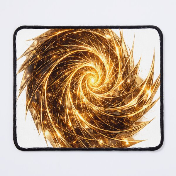 Item preview, Golden Geometric Spiral designed and sold by creativezoneco.