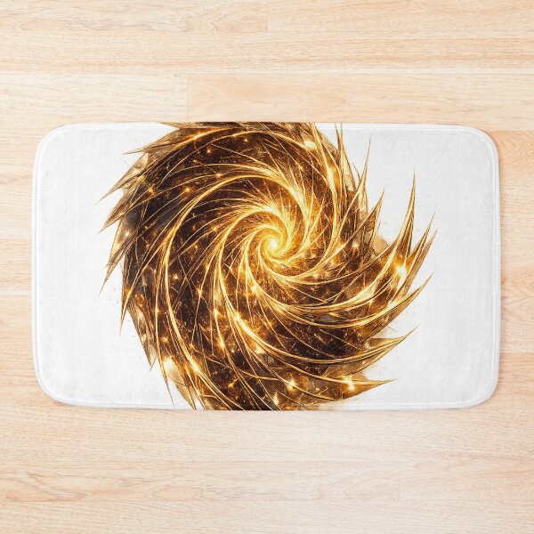 Item preview, Golden Geometric Spiral designed and sold by creativezoneco.