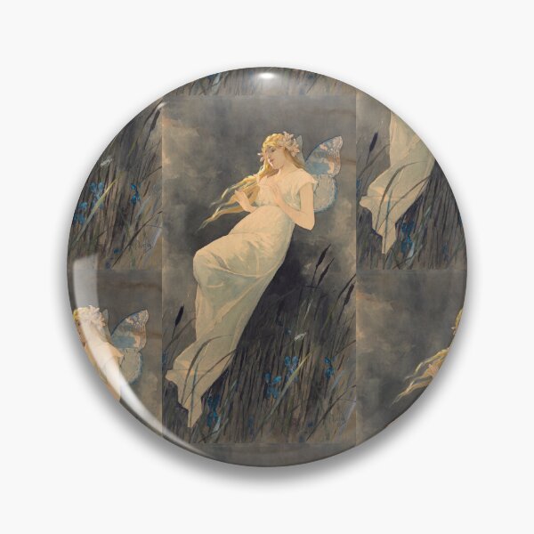 Item preview, Butterfly Fairy Among the Iris designed and sold by artofuniverse.