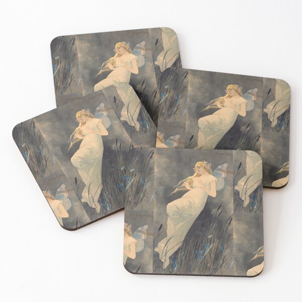 Item preview, Butterfly Fairy Among the Iris designed and sold by artofuniverse.