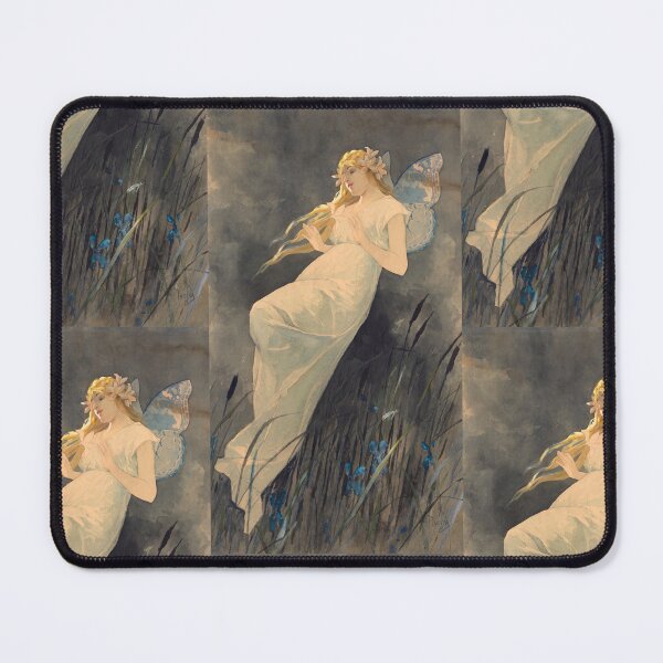 Item preview, Butterfly Fairy Among the Iris designed and sold by artofuniverse.