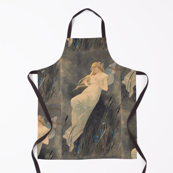 Item preview, Butterfly Fairy Among the Iris designed and sold by artofuniverse.