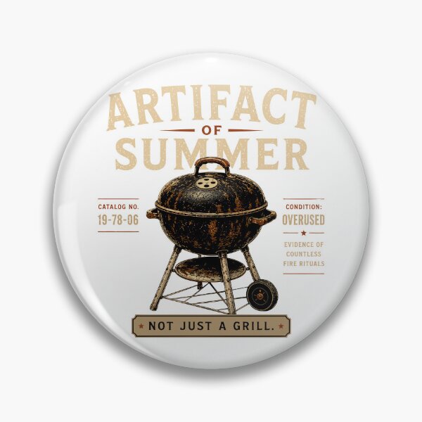 Item preview, Vintage Kettle Grill T-Shirt | Artifact of Summer | Retro BBQ Gift designed and sold by Mikoff04-arts.