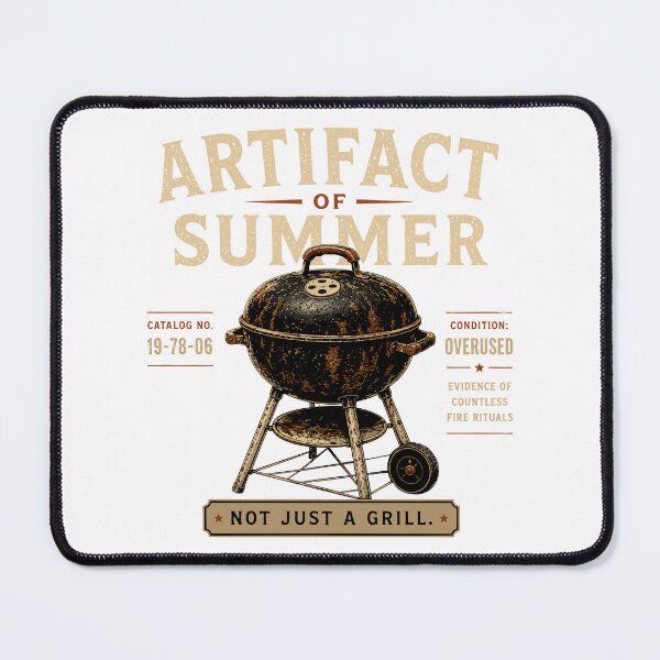 Item preview, Vintage Kettle Grill T-Shirt | Artifact of Summer | Retro BBQ Gift designed and sold by Mikoff04-arts.