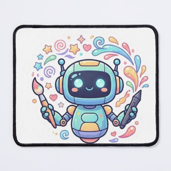 Item preview, Creative Robot Artist Sticker designed and sold by M.Store.