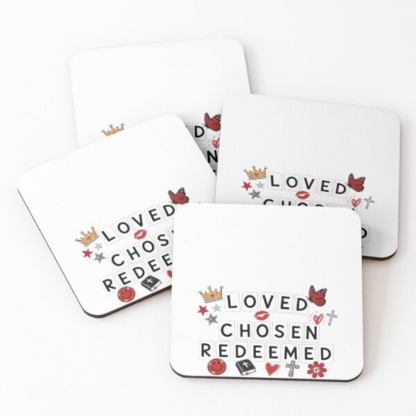 Aperçu de l'œuvre Loved chosen redeemed christian illustration créée et vendue par Roniya George.