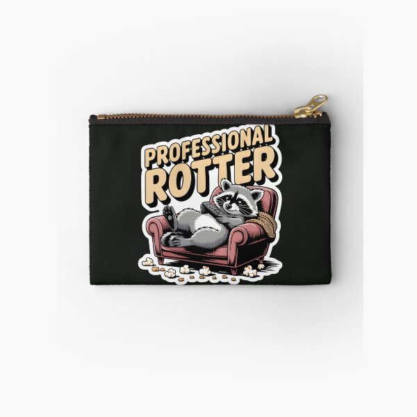 Item preview, Professional Rotter Raccoon Couch Potato Funny Rot Era T-Shirt designed and sold by Raw Tigers.