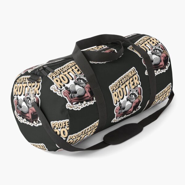 Item preview, Professional Rotter Raccoon Couch Potato Funny Rot Era T-Shirt designed and sold by Raw Tigers.