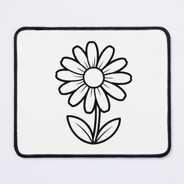 Item preview, Simple Daisy Flower Minimalist Line Art designed and sold by ArtPer-design.