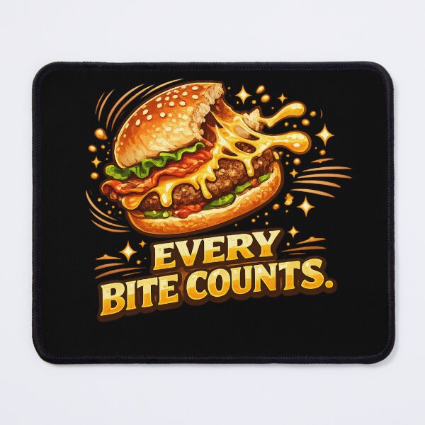 Item preview, Every Bite Counts: Gratitude Appreciation Burger Mindfulness designed and sold by irfanshikh.