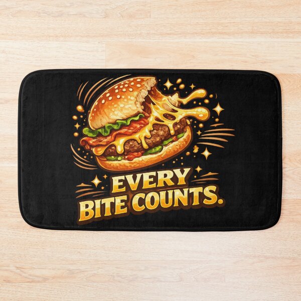 Item preview, Every Bite Counts: Gratitude Appreciation Burger Mindfulness designed and sold by irfanshikh.