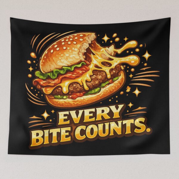 Item preview, Every Bite Counts: Gratitude Appreciation Burger Mindfulness designed and sold by irfanshikh.
