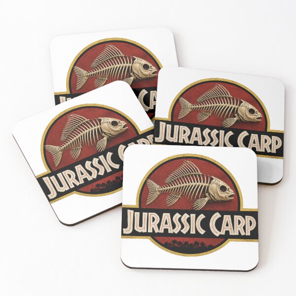 Item preview, Jurassic Carp – Retro Fish Skeleton Parody Design designed and sold by The Mayors Den.