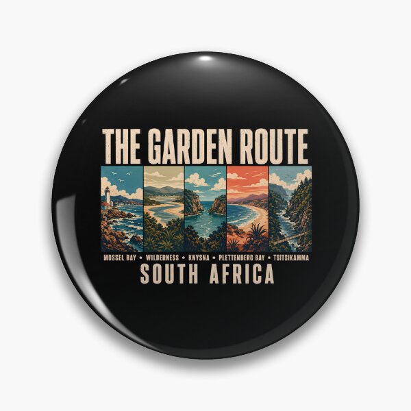 Item preview, Garden Route South Africa Illustration Vintage designed and sold by KrisSidDesigns.