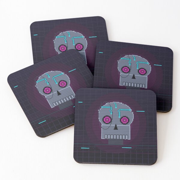 Item preview, Circuit Skull — Cyberpunk Cyber Horror Neon designed and sold by River1Shop.