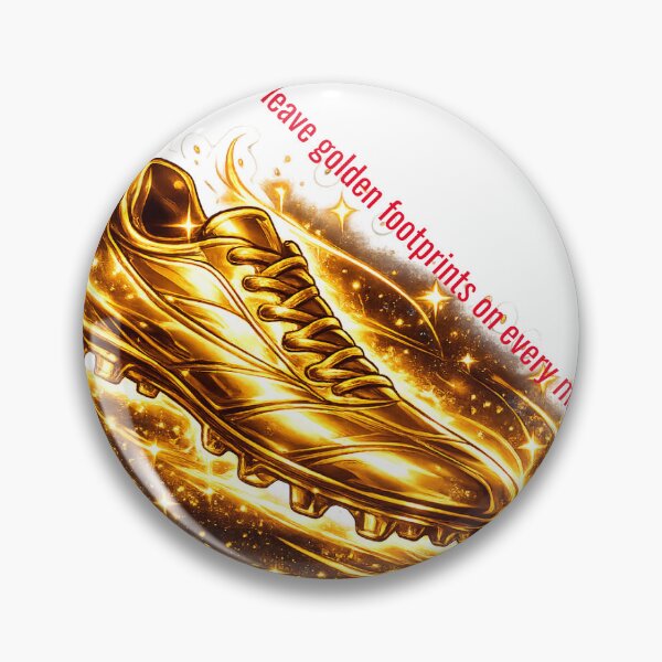 Item preview, Golden Football Boot Energy Die-Cut Sticker designed and sold by Arts121.