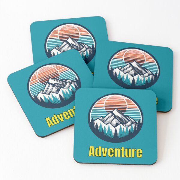 Item preview, Vintage Adventure Mountain Logo | Retro Outdoor Camping Hiking Design designed and sold by Timber-Trail.