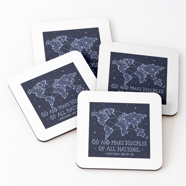 Item preview, Go and Make disciples of all nations Christian illustration designed and sold by Roniya George.