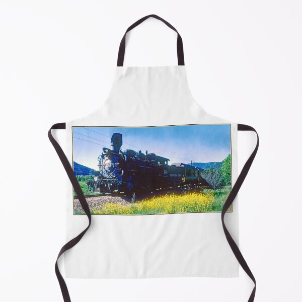 Item preview, Steam Train, Locomotive and Passenger Cars, Durango and Silverton Railroad, Durango, Colorado, 1998 designed and sold by AMacGPhilly.