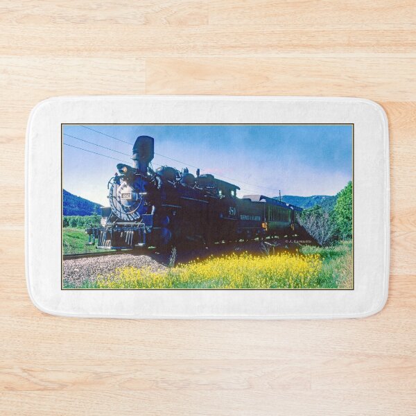 Item preview, Steam Train, Locomotive and Passenger Cars, Durango and Silverton Railroad, Durango, Colorado, 1998 designed and sold by AMacGPhilly.