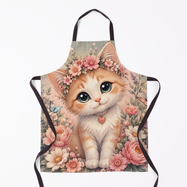 Aperçu de l'œuvre Cat Lovers Magiczny kot avec kwiatowym ogrodzie créée et vendue par WarriorVision.