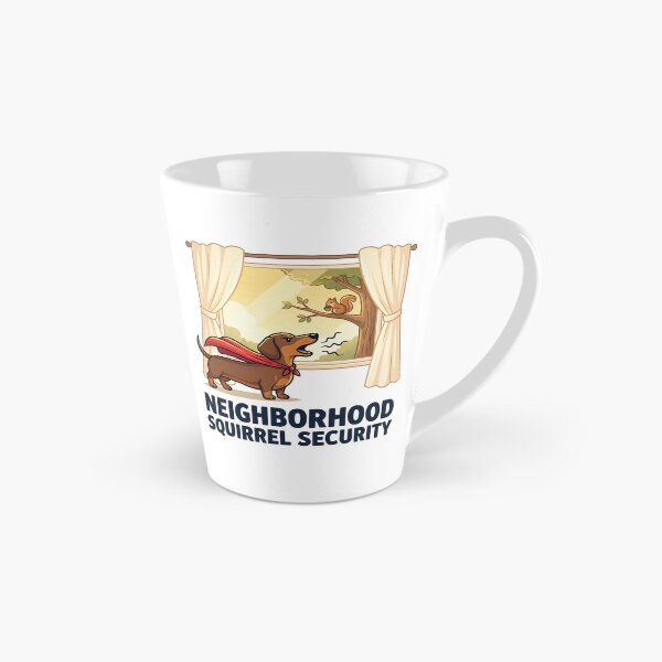 Item preview, Neighborhood Squirrel Security Funny Superhero Dachshund designed and sold by jgoteiner.