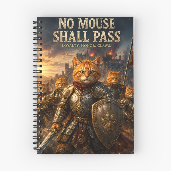 Item preview,  Cat Lovers Knight No Mouse Shall Pass  designed and sold by WarriorVision.